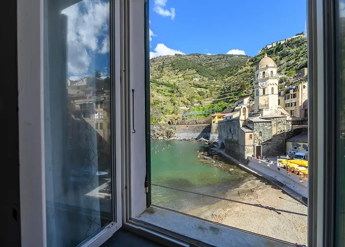 Apartamento 294 - Il Mare Finestra - Vista Mare E Spiaggia, Nel Cuore Di E Delle Cinque Terre Vernazza